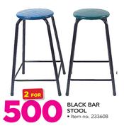 Black Bar Stools-For 2