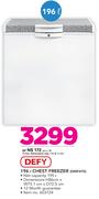 Defy 196Ltr Chest Freezer DMF470
