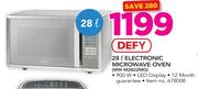 Defy 28Ltr Electronic Microwave Oven MW M2822MG