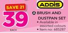 Addis Brush & Dustpan Set-Each