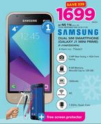 Samsung Dual Sim Smartphone Galaxy J1 Mini Prime With Free Screen Protector