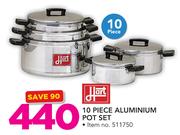 Hart 10 Piece Aluminium Pot Set