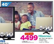 Hisense 40" Full HD LED TV HX40N2176F