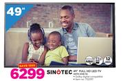 Sinotec 49" Full HD LED TV WITH DVB-T2