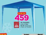 Out & About PE Gazebo 2.4 x 2.4m Blue KGS0102U