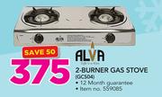 Alva 2 Burner Gas Stove GCS04