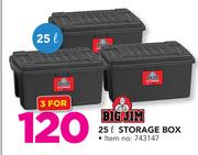 Big Jim 25Ltr Storage Box-For 3