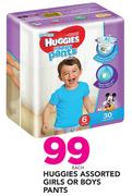 Huggies Assorted Girls Or Boys Pants-Each