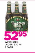 Windhoek Lager 6 Pack-330ml