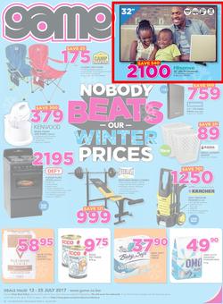 Game Botswana : Nobody Beats Our Winter Prices (13 July - 25 July 2017), page 1
