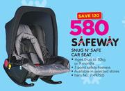 Safeway Snug N'Safe Car Seat