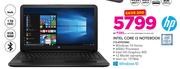 HP Intel Core i3 Notebook 15-AY035NI