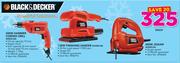 Black & Decker 500W Hammer Corded Drill KR504-QS Or 135W Finishing Sander Or 400W Jigsaw-Each