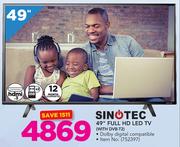 Sinotec 49" Full HD LED TV WITH DVB-T2