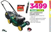 Trimtech 6HP Lawnmower Combo Pack With Includes Replacement Blade 7 500ml Oil & 5Ltr Fuel Container