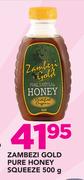 zambezi Gold Pure Honey Squeeze-500g