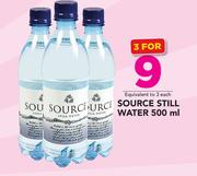 Source Still water-3 x 500ml