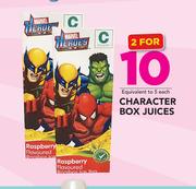 Character Box Juices-For 2