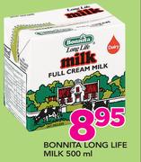 Bonnita Long Life Milk-500ml