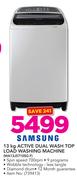 Samsung 13Kg Active Dual Wash Top Load Washing Machine WA13J5710SG F