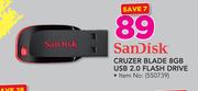 Sandisk Cruzer Blade 8GB USB 2.0 Flash Drive