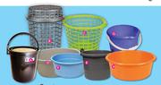 20Ltr Plasti Bucket With Lid Black