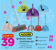Addis Brush And Dustpan Set-Each