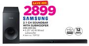 Samsung 2.1 Ch Soundbar With Subwoofer HW-J355 XA