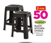 Black Kitchen Stools-For 2
