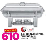 Tissolli 9.5Ltr Stainless Steel Chafing Dish