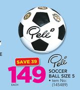 Pele Soccer Ball Size 5
