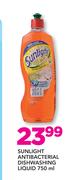 Sunlight Antibaterial Dishwashing Liquid-750ml