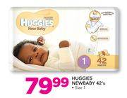 Huggies Newbaby Size 1-42's