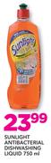 Sunlight Antibacterial Dishwashing Liquid-750ml