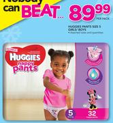 Huggies Pants Size 5 Girls/Boys-Per Pack