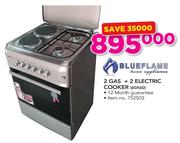 Blueflame 2 Gas + 2 Electric Cooker 60X60