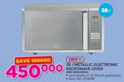 Defy 28Ltr Metallic Electronic Microwave Oven MW M2822MG