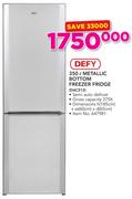 Defy 350Ltr Metallic Bottom Freezer Fridge DAC512