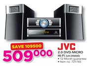 JVC 2.0 DVD Micro HiFi UX-DN500