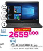 Dell 15.6" Intel Core I5 Notebook 3567