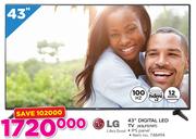 LG 43" Digital LED TV 43LF570T