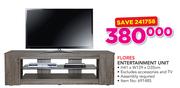 Flores Entertainment Unit 41x139x35cm Excluding Accessories & TV