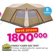 Campmaster family hot sale cabin 820