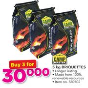 Camp Master 5Kg Briquettes-For 3