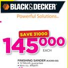 Black & Decker Finishing Sander KA300-QS