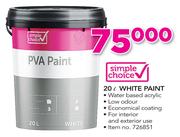 Simple Choice White Paint-20Ltr