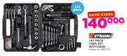 Stramm 141 Piece Tool Kit With Case