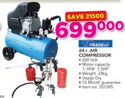 Tradeair 50Ltr Air Compressor With 5 Piece Kit