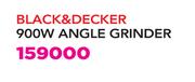 Black & Decker 900W Angle Grinder