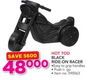 Hot Tod Black Ride-On Racer
